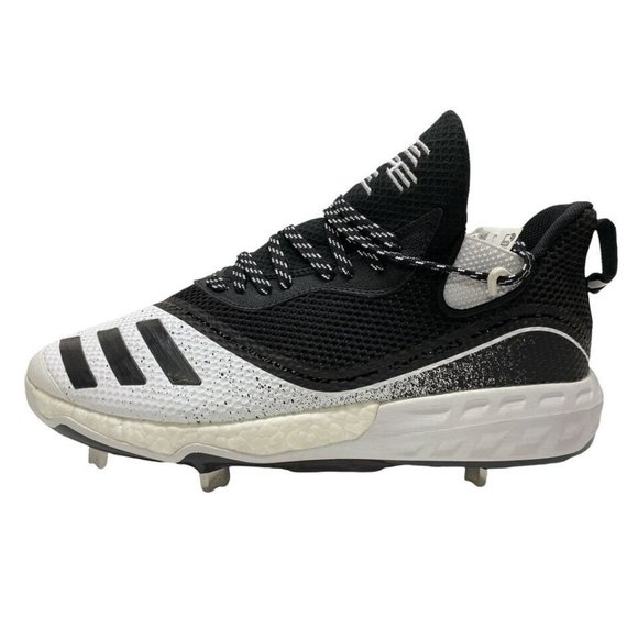 Adidas Icon V Metal Black White Men's Baseball Cleats Size 13.5 G28249 NO BOX - Picture 2 of 5